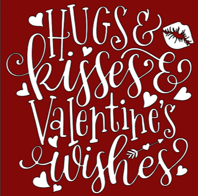 SQUARE: Hugs, Kisses & Valentine's Wishes