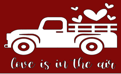 RECTANGLE: Love Is In The Air Truck