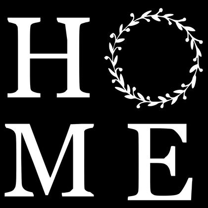 SQUARE: Home With Wreath