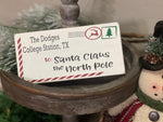 Letter To Santa Mini Sign