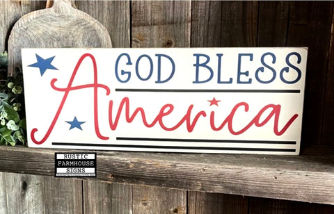 April Only "God Bless America" Sign Kit Bundle
