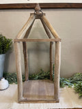 Rustic Wood Lantern