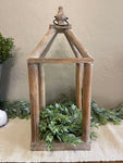 Rustic Wood Lantern