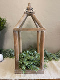 Rustic Wood Lantern