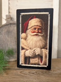 Canvas Santa with Hat Large