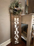 Happy Holidays Porch Sign